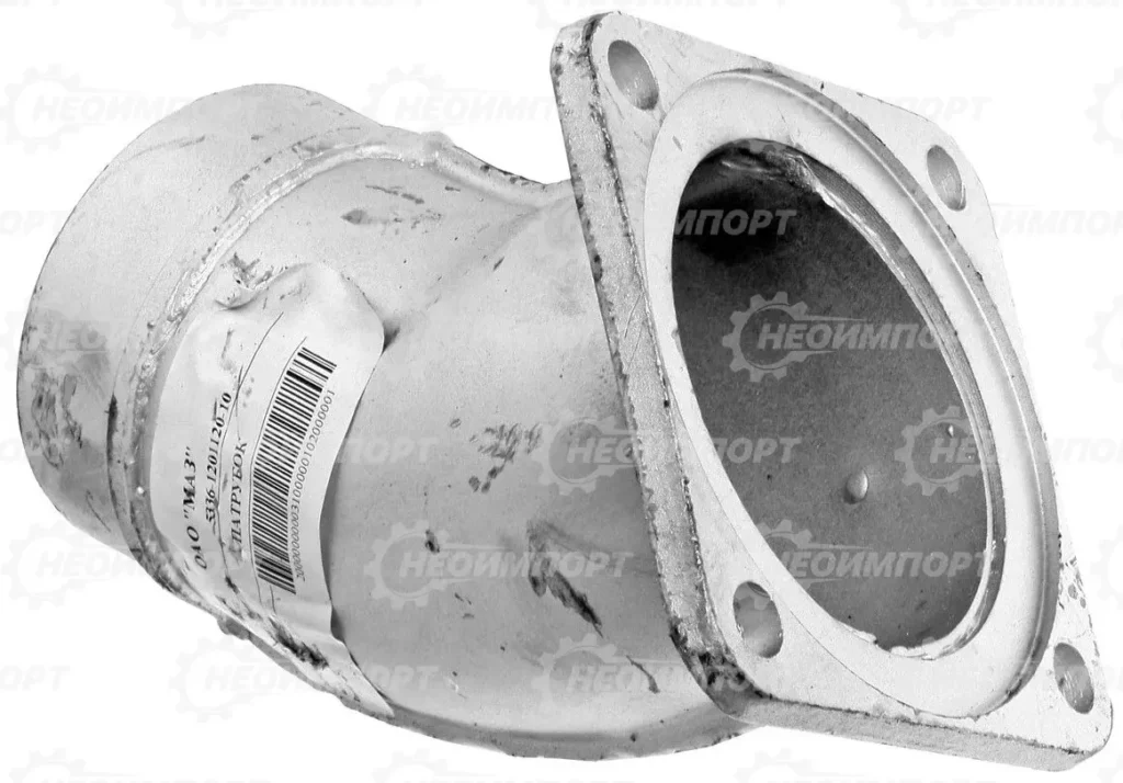 Патрубок 5336-1201120-10У ОАО МАЗ, заслонка-шарнир